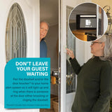 Serene CentralAlert Dual Alarm Clock w/Wireless Doorbell Chime and Bed Shaker