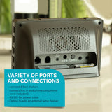 Serene CentralAlert Dual Alarm Clock w/Wireless Doorbell Chime and Bed Shaker