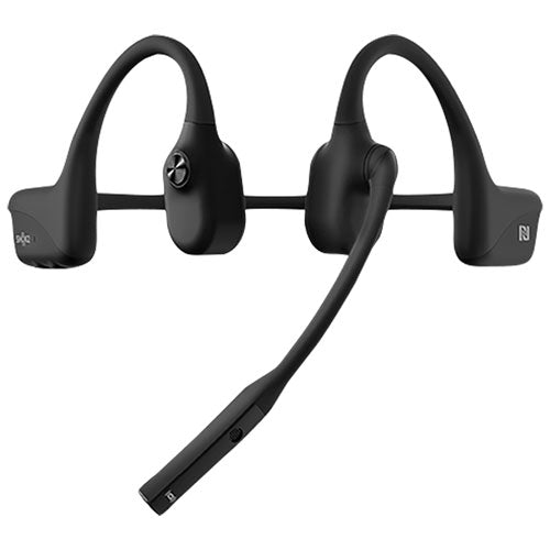 Shokz OpenComm Bone Conduction Wireless Headset - Cosmic Black – Wavefront  Centre for Communication Accessibility