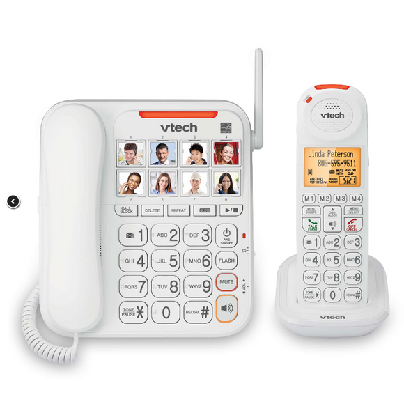 VTech SN5147 Amplified Corded/Cordless Phone